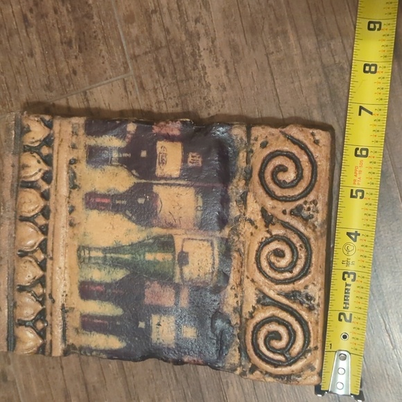 Kurtz Design Stone Decor Home Garden Wall Plaque Signed - Picture 8 of 8